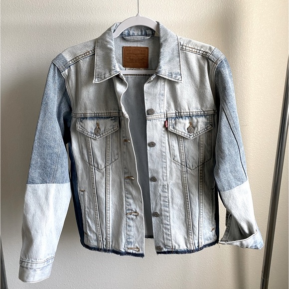 Levi’s Color Block Denim Jacket (S) - Picture 2 of 4